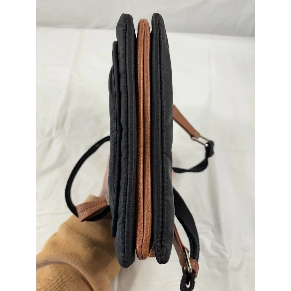 Franco Sarto Berlin East West Black Cross Body Bag
